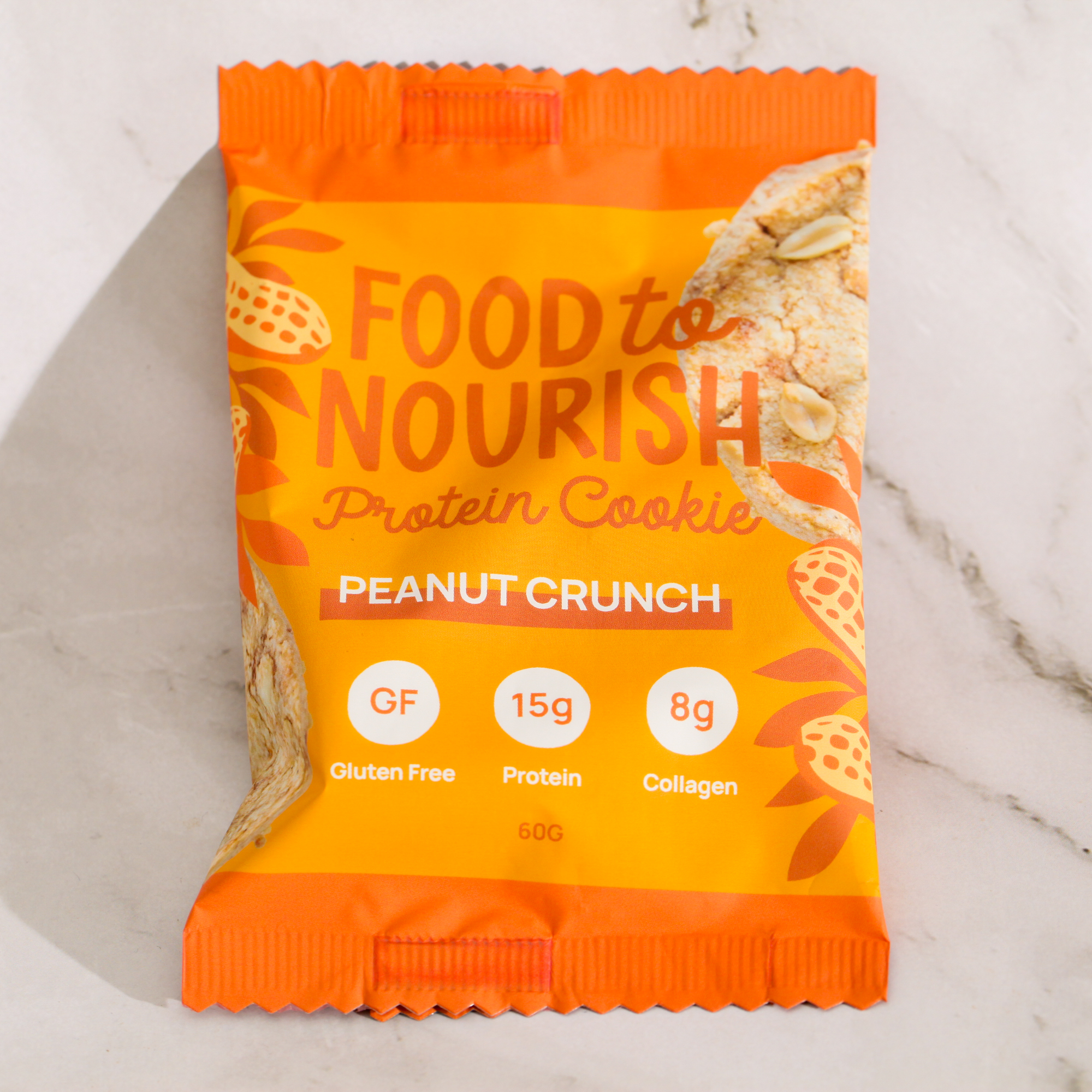 Protein Cookie Peanut Crunch - Food to Nourish x 12